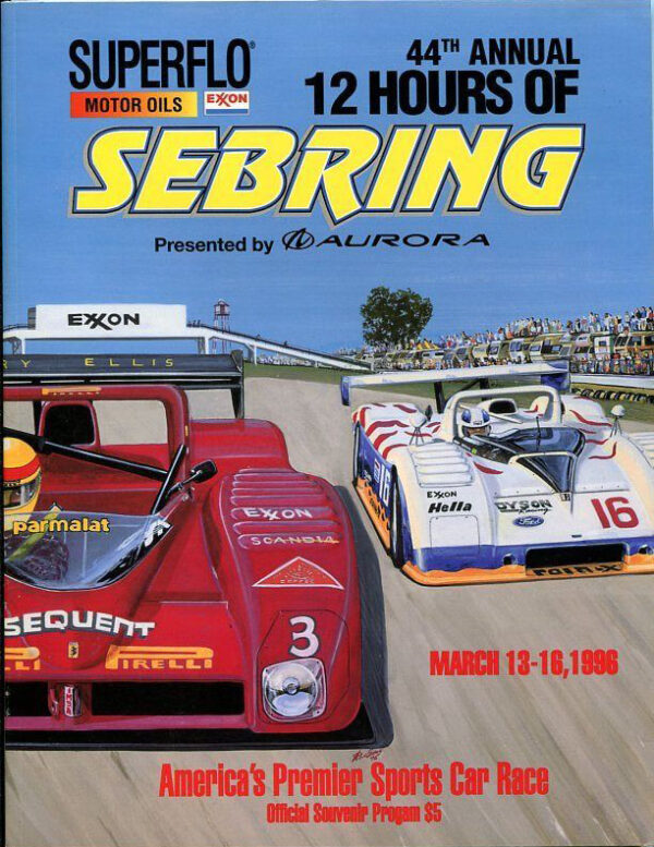 1996 12 Hours of Sebring program