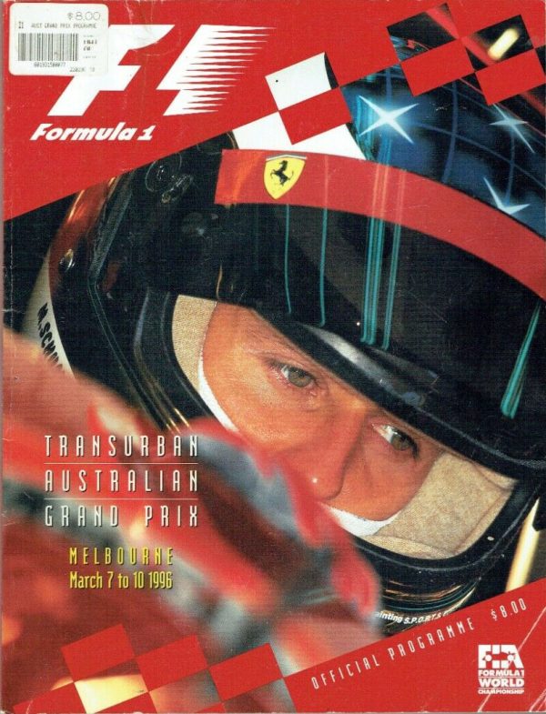 1996 Australian Grand Prix program