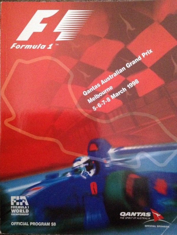 1998 Australian Grand Prix program