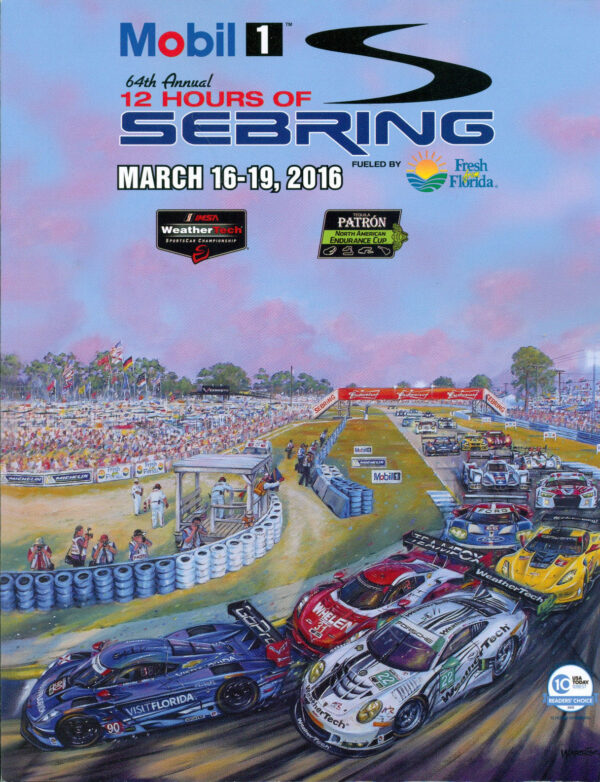 2016 12 Hours of Sebring program