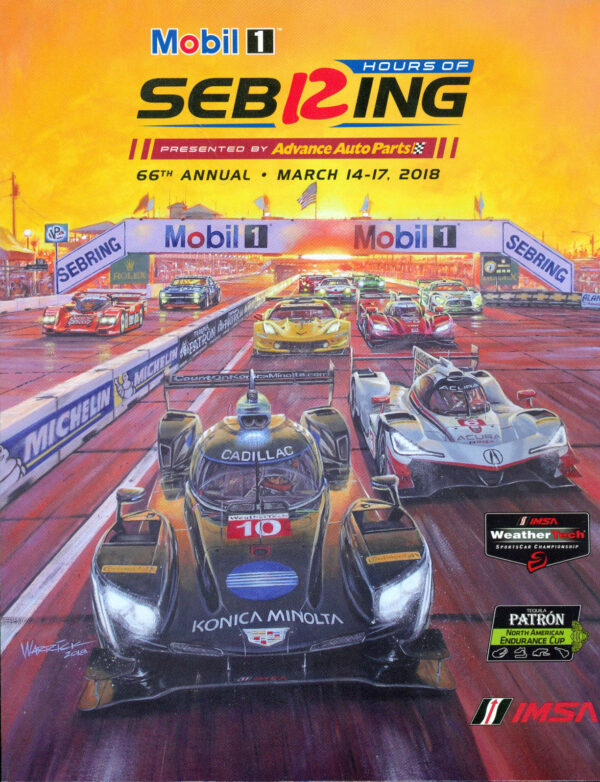 2018 12 Hours of Sebring program