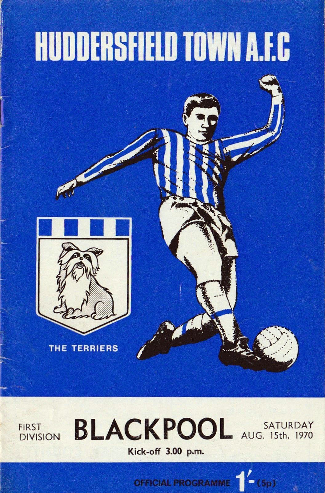 Huddersfield Town vs. Blackpool (August 15, 1970)