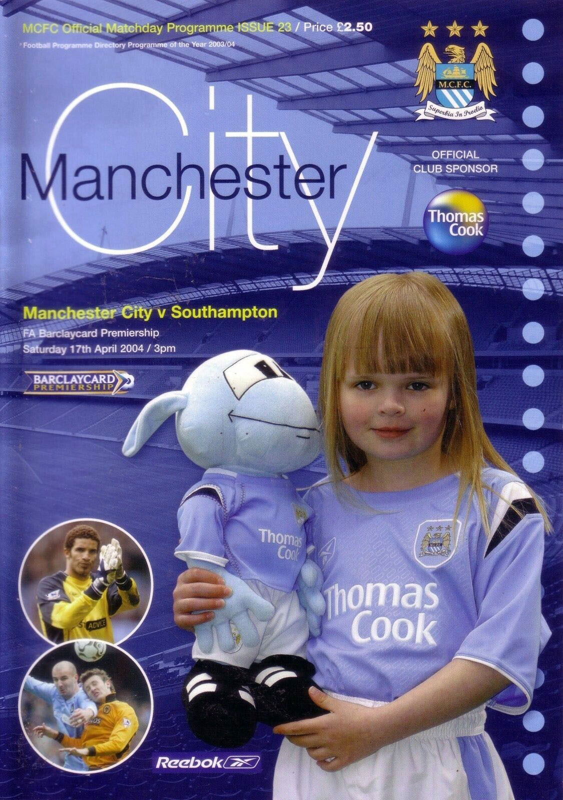 Manchester City vs. Southampton (April 17, 2004)
