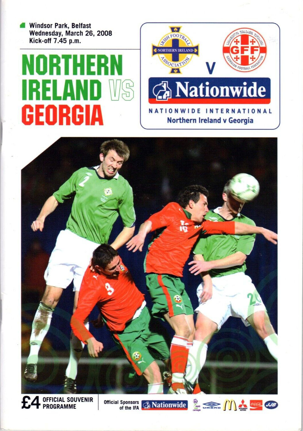 Northern Ireland vs. Georgia (March 26, 2008)