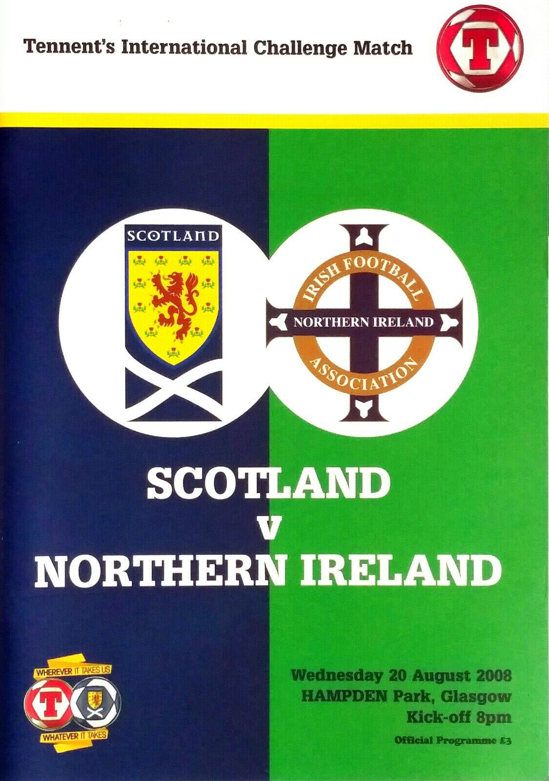 Scotland vs. Northern Ireland (August 20, 2008)