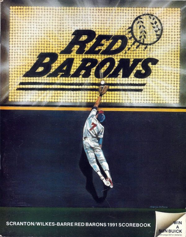 1991 Scranton/Wilkes-Barre Red Barons program