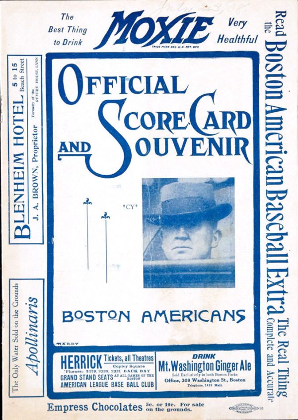 1908 Boston Americans program
