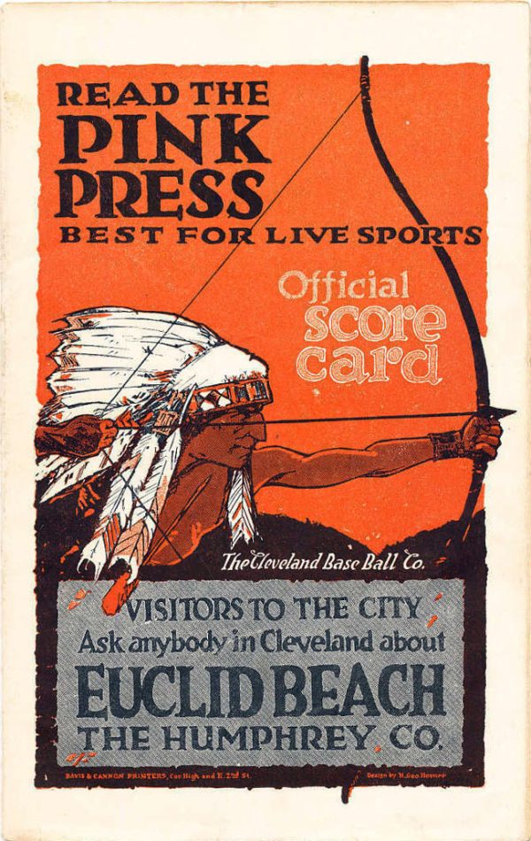 1921 Cleveland Indians program