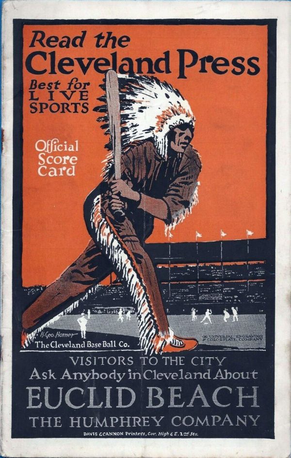 1924 Cleveland Indians program