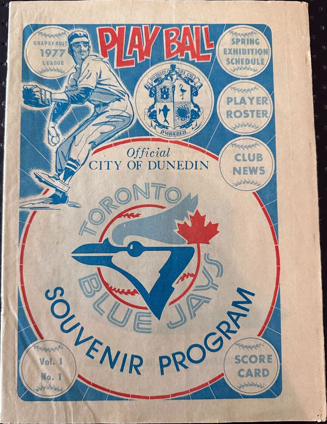 MLB Spring Training Program: Toronto Blue Jays (1977)