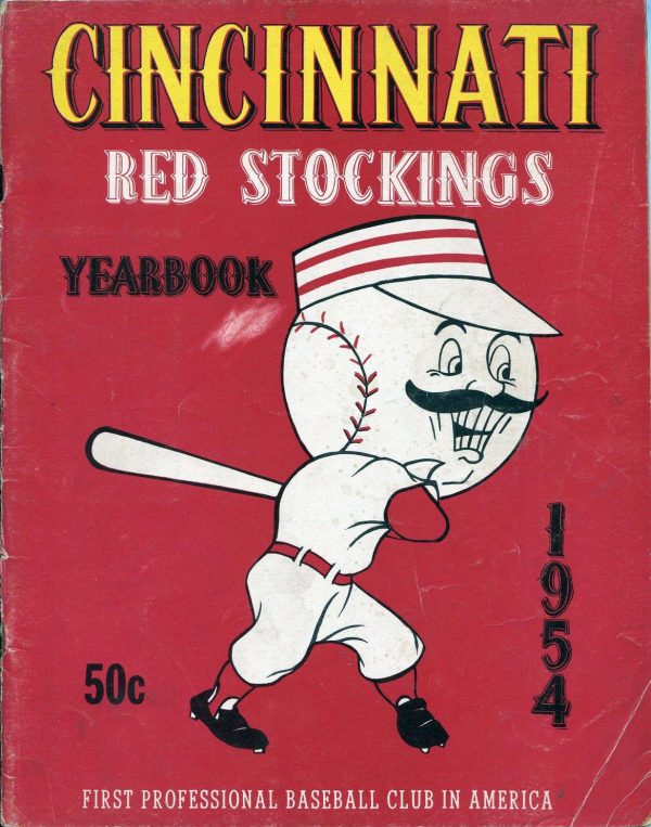 1954 Cincinnati Reds yearbook