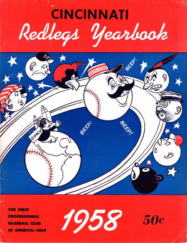 1958 Cincinnati Reds yearbook