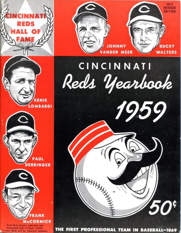 1959 Cincinnati Reds yearbook