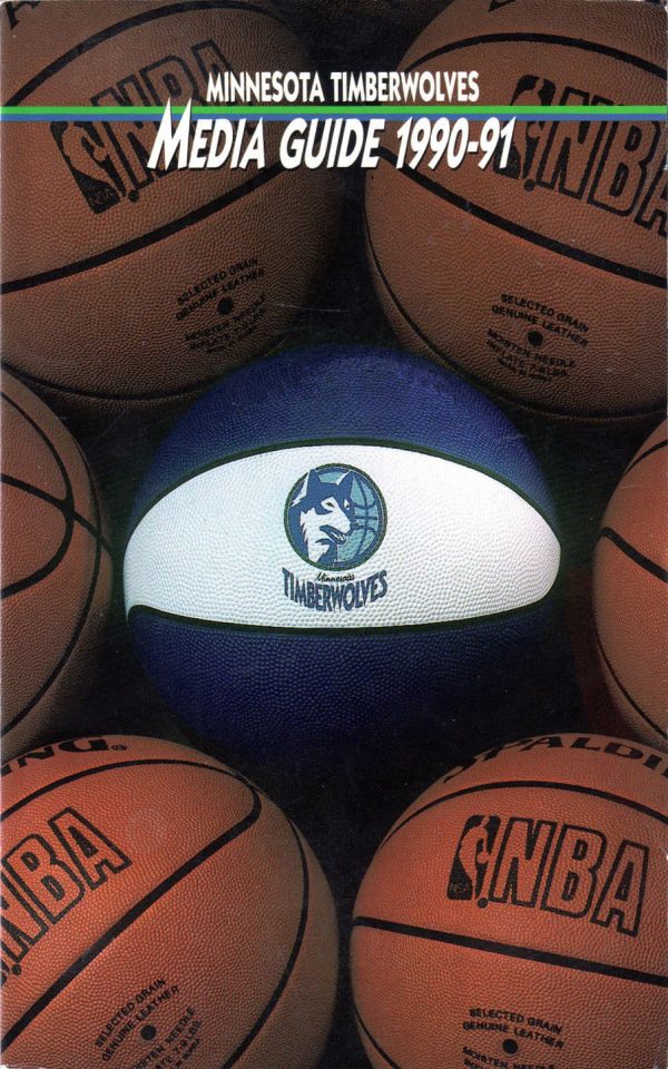 1990-91 Minnesota Timberwolves media guide