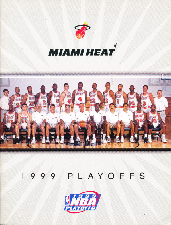 1999 Miami Heat playoff media guide