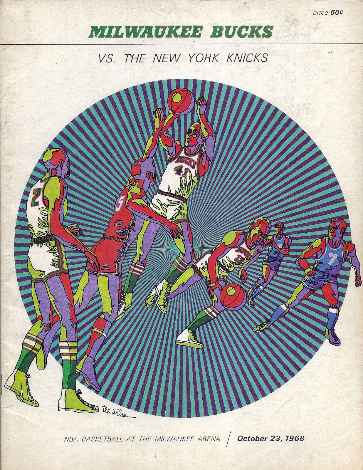 NBA Program: Milwaukee Bucks (1968-69)