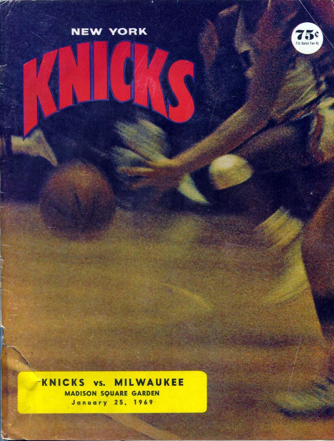 1968-69 New York Knicks program