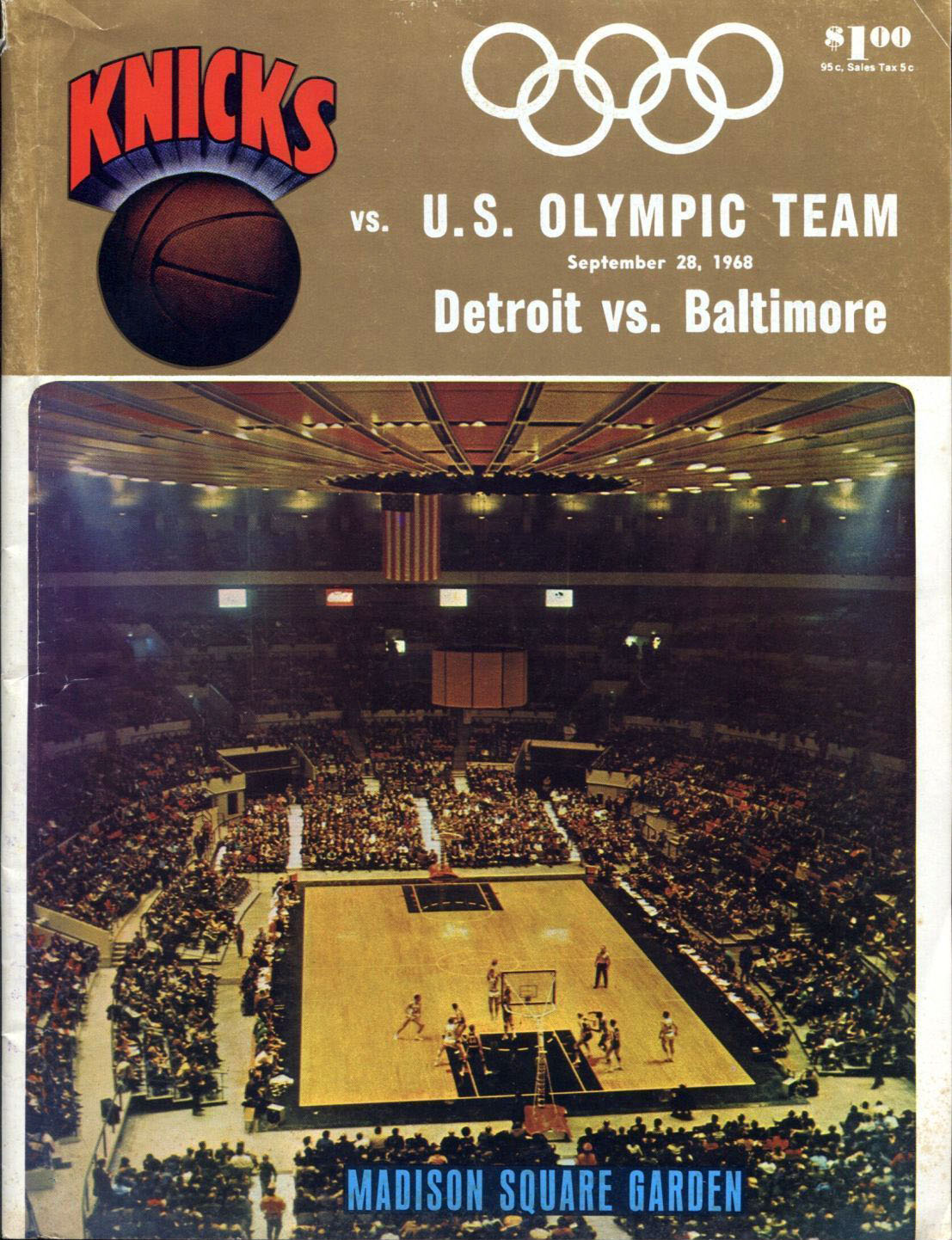 1968-69 New York Knicks program