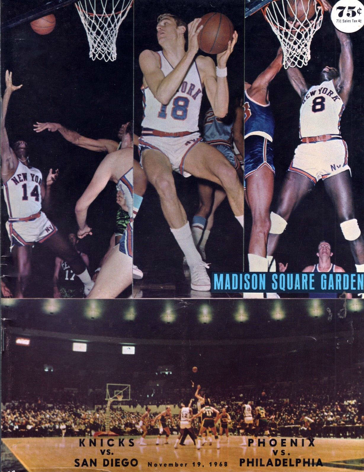 1968-69 New York Knicks program