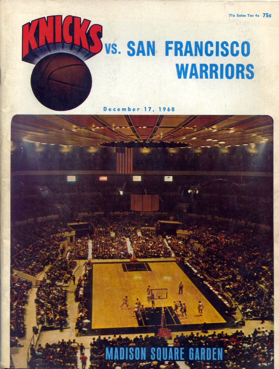 1968-69 New York Knicks program