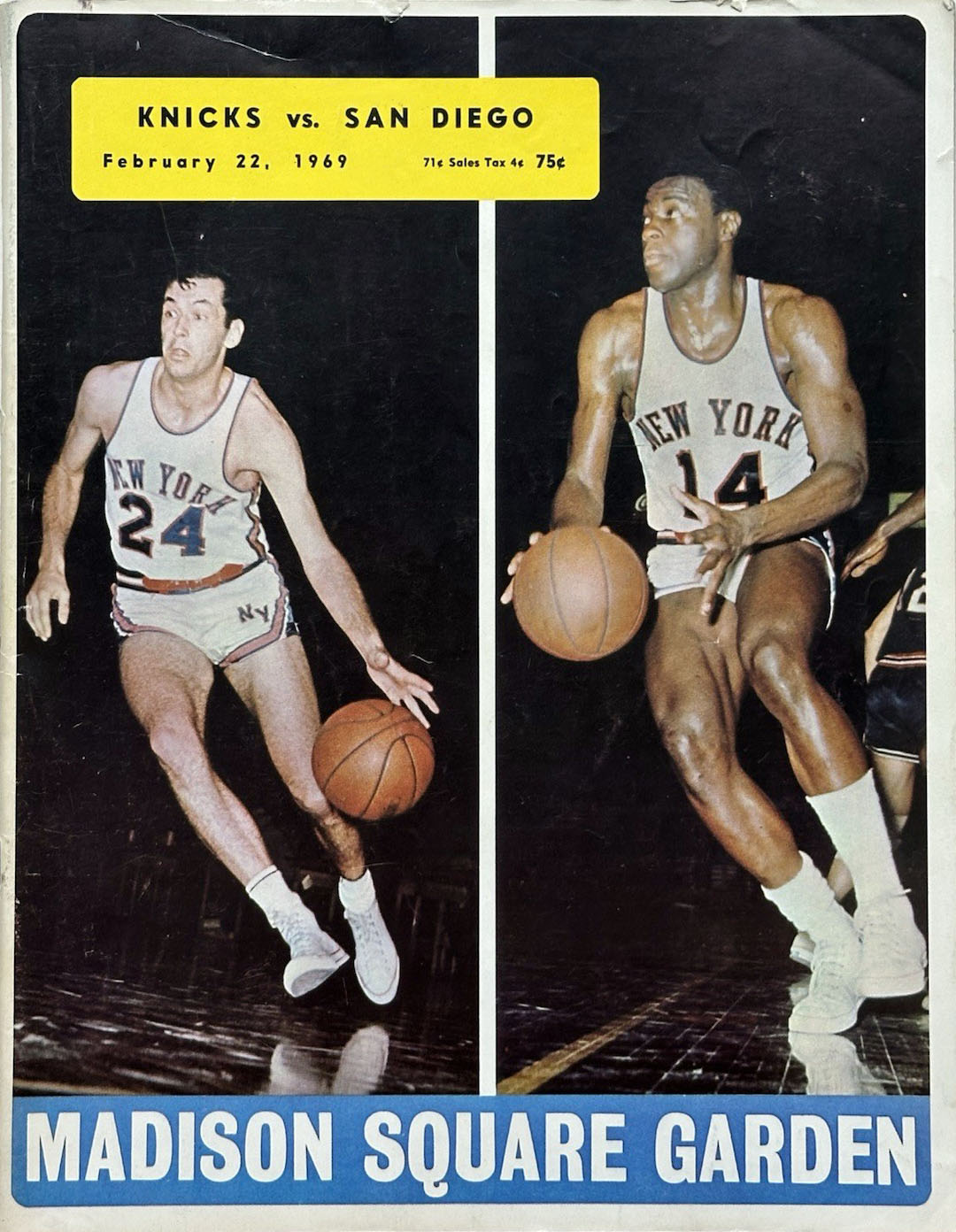 1968-69 New York Knicks program
