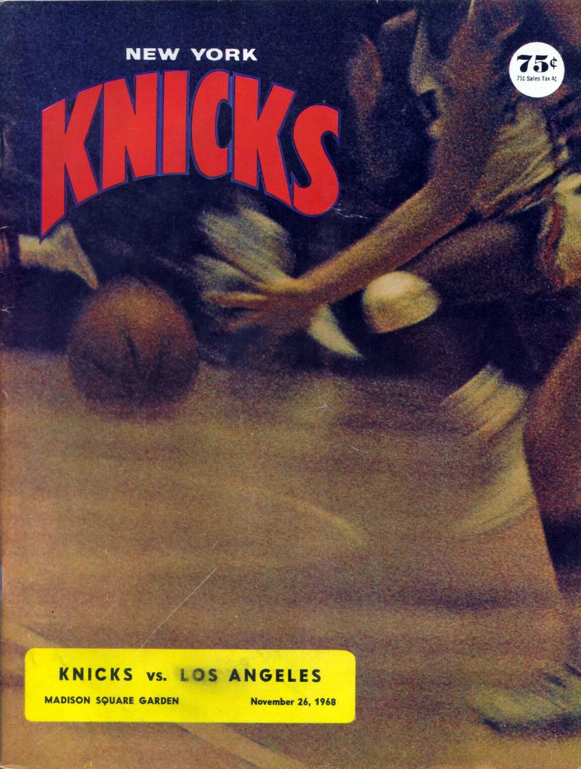 1968-69 New York Knicks program