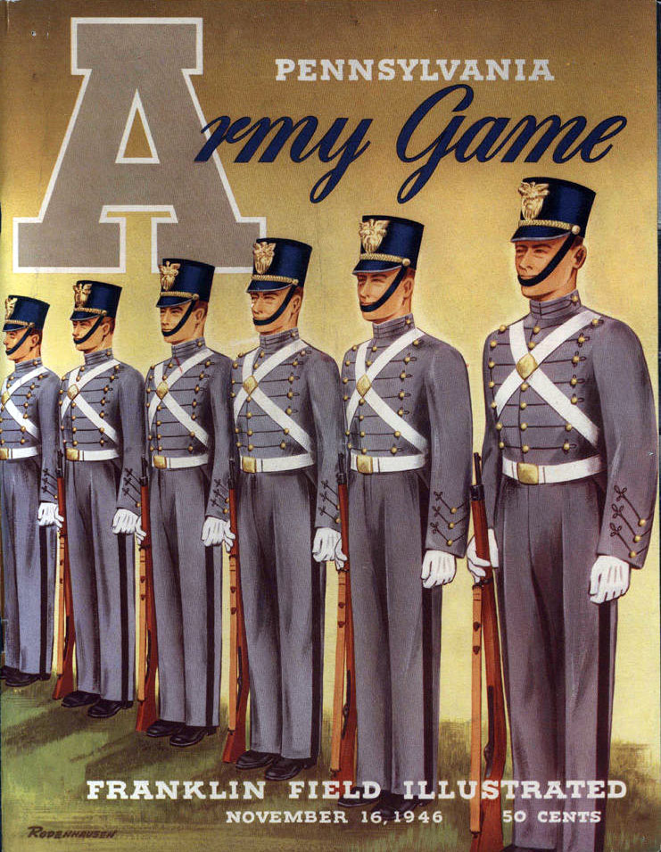 College Football Program: Penn Quakers vs. Army Cadets (November 16, 1946)