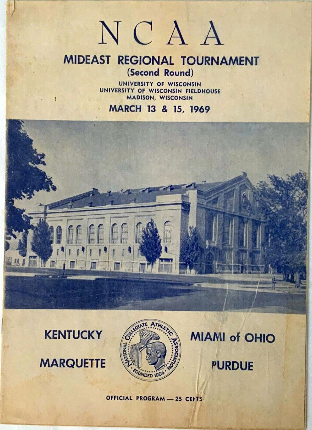 1969 NCAA Mideast Regionals tournament program