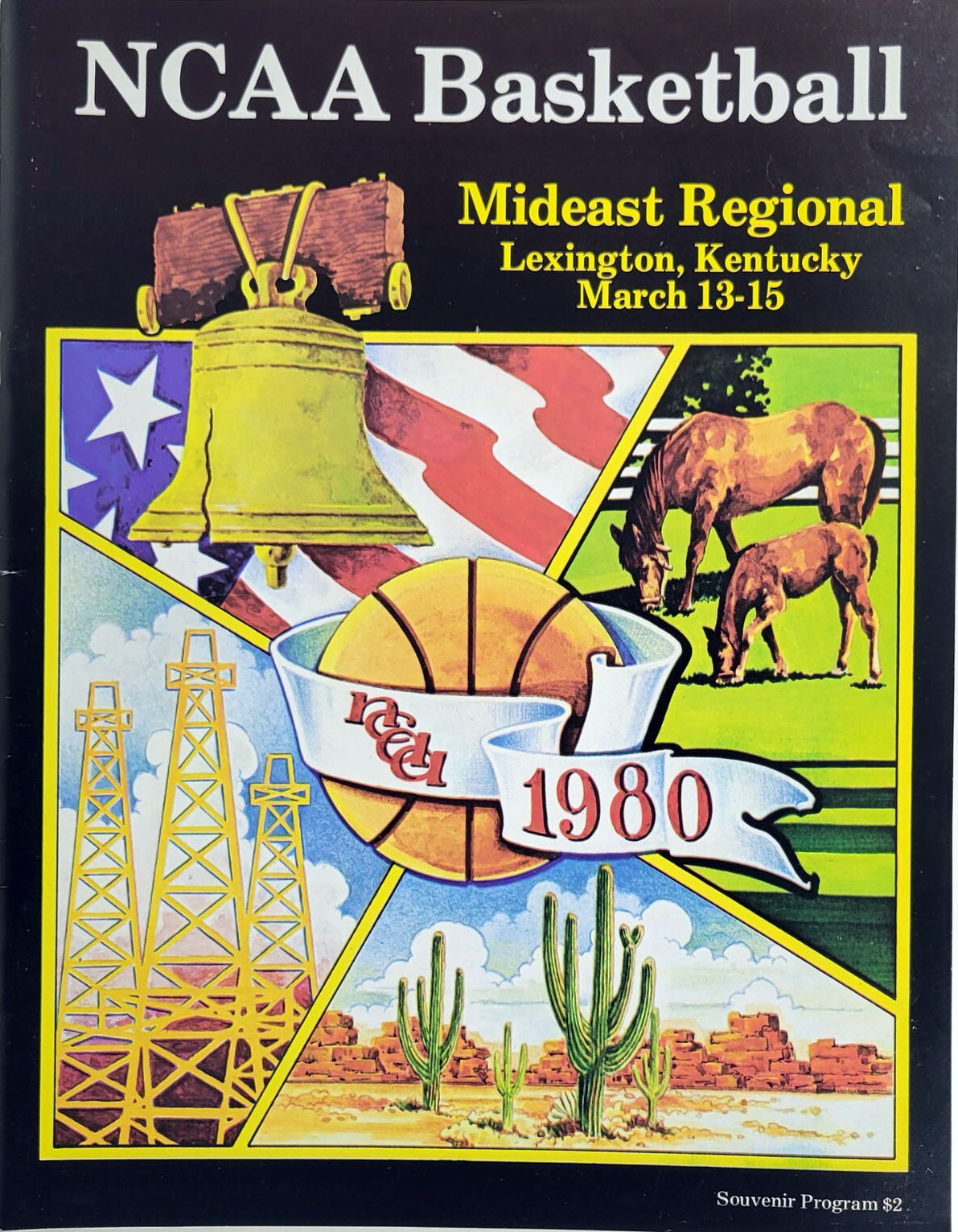 1980 NCAA Mideast Regionals tournament program
