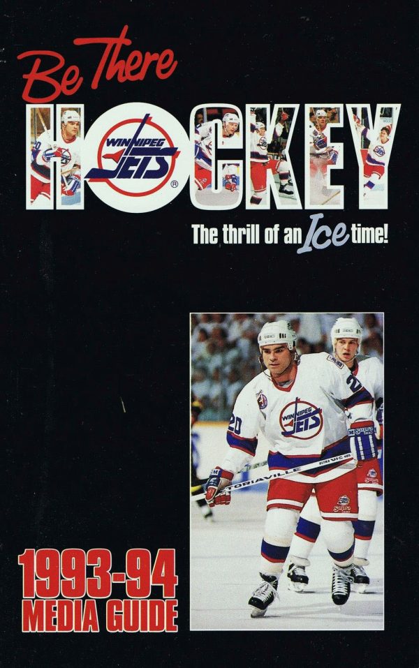 1993-94 Winnipeg Jets media guide