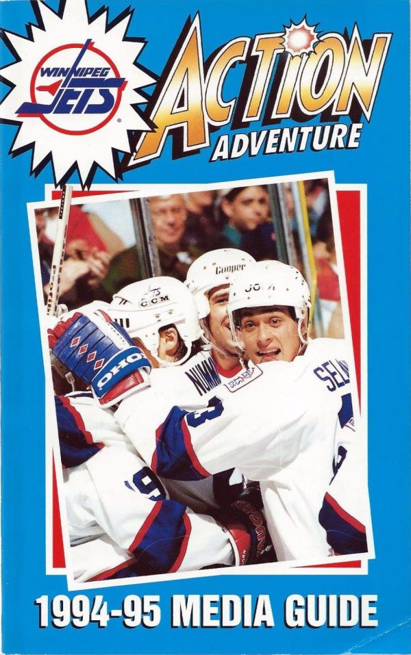 1994-95 Winnipeg Jets media guide