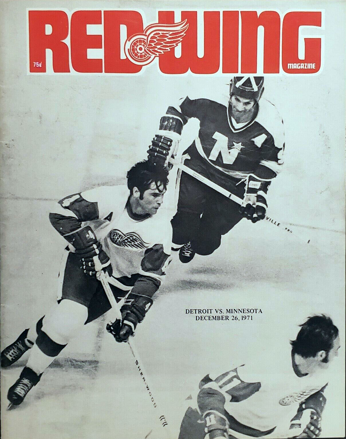 1971-72 Detroit Red Wings program