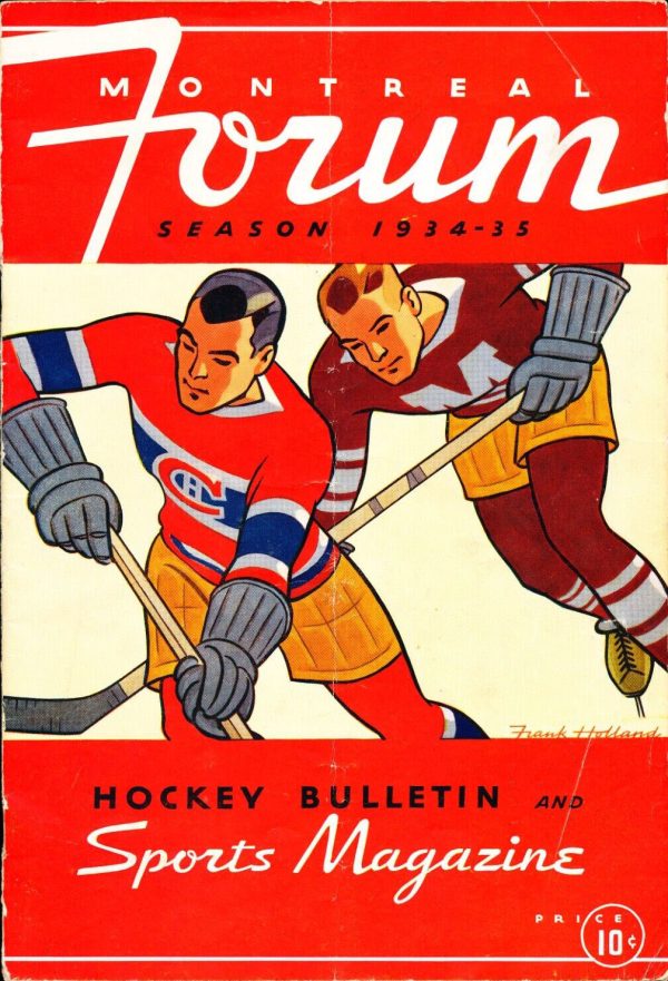 1934-35 Montreal Canadiens program