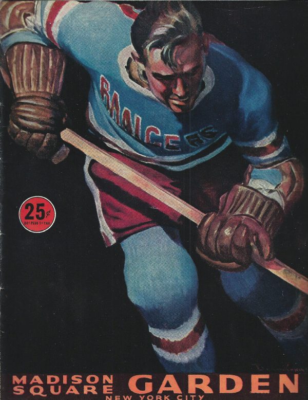 1952-53 New York Rangers program