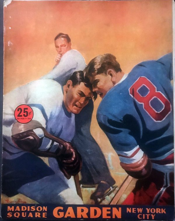 1953-54 New York Rangers program