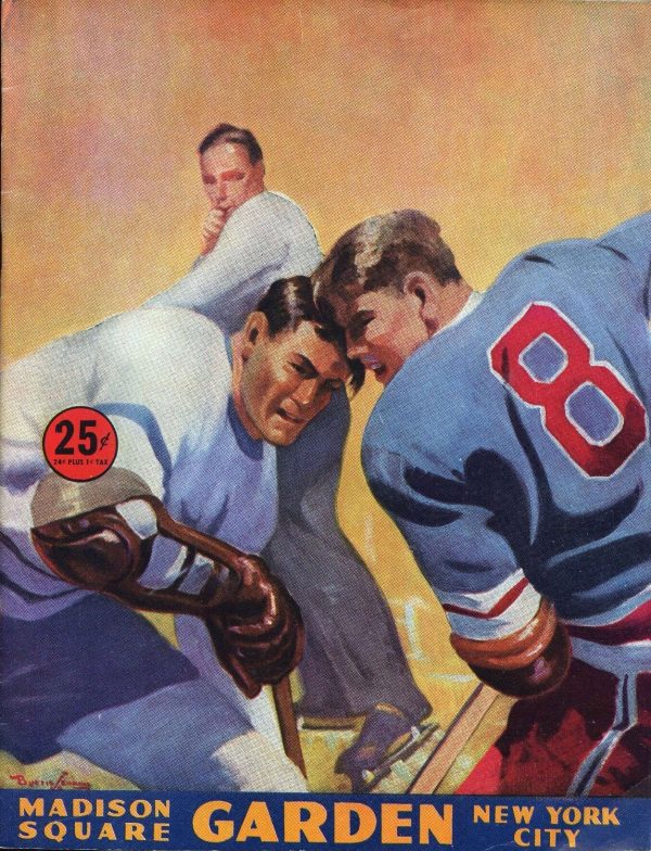 1956-57 New York Rangers program