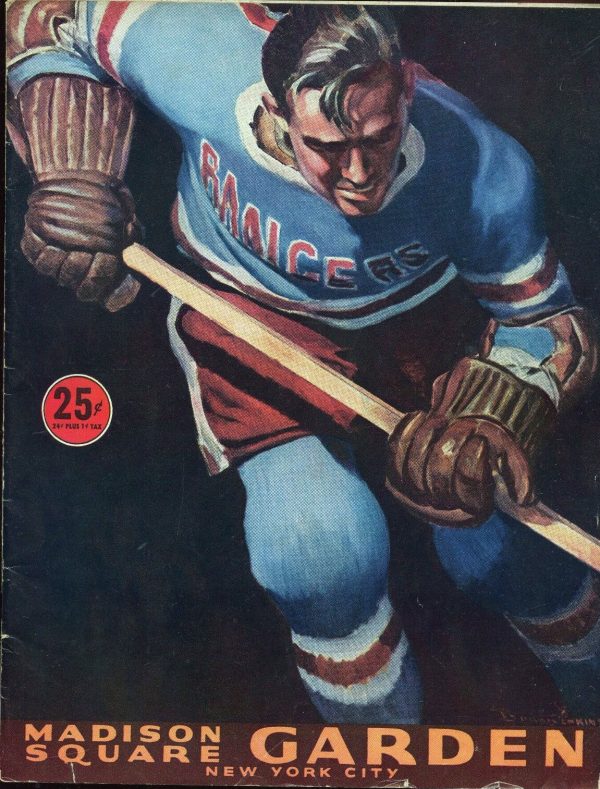 1959-60 New York Rangers program