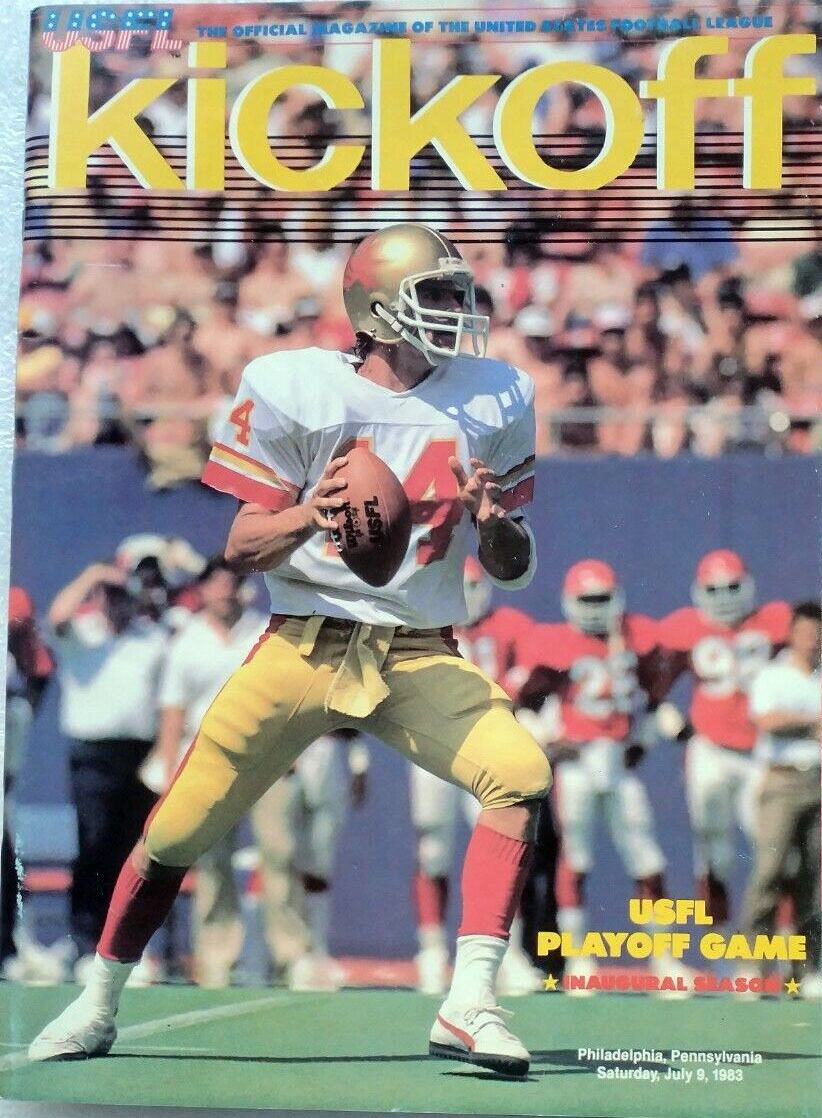 1983 USFL Kickoff Magazine Programs - SportsPaper.info