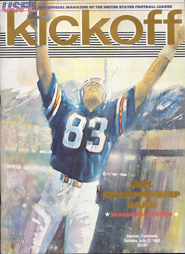 1983 USFL Kickoff Magazine Programs - SportsPaper.info