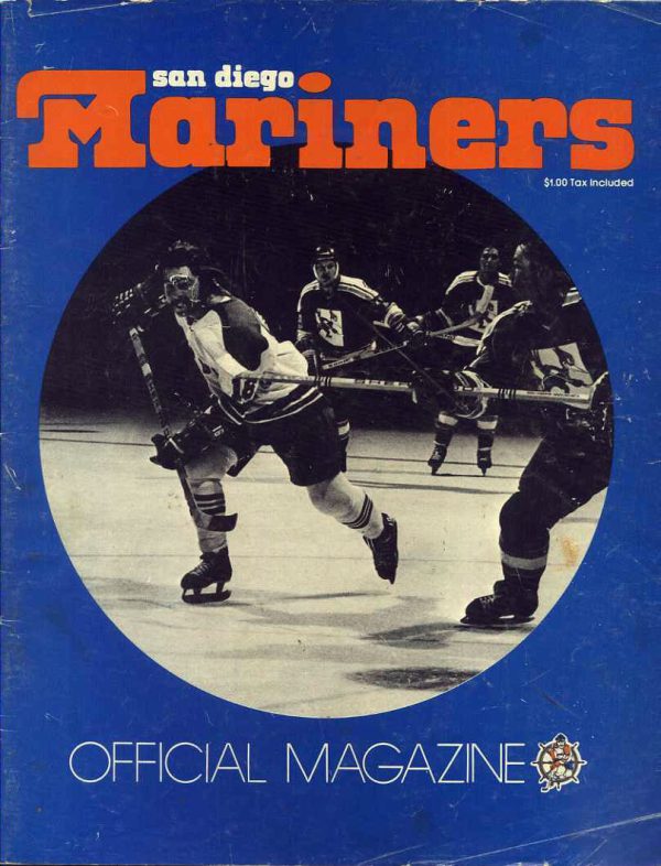 1975-76 San Diego Mariners program