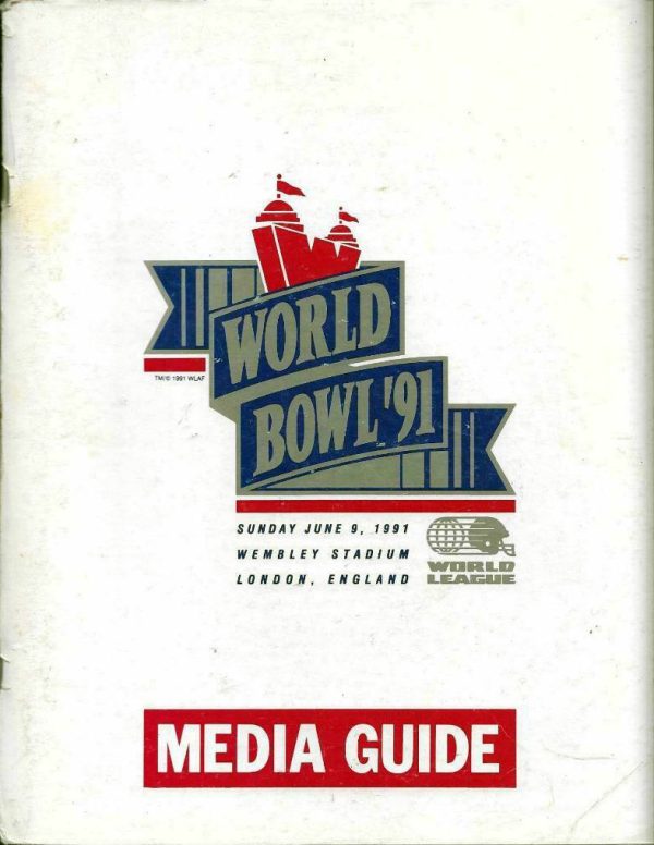 WLAF World Bowl '91 media guide