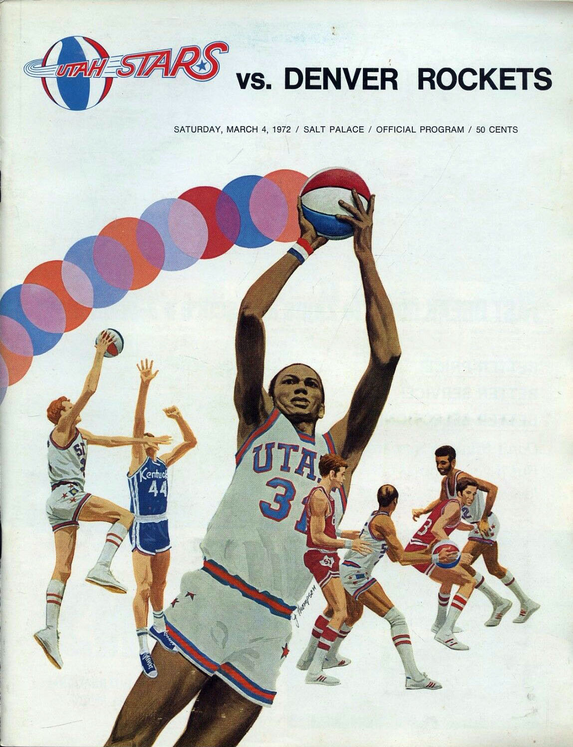 ABA Program: Utah Stars (1971-72)