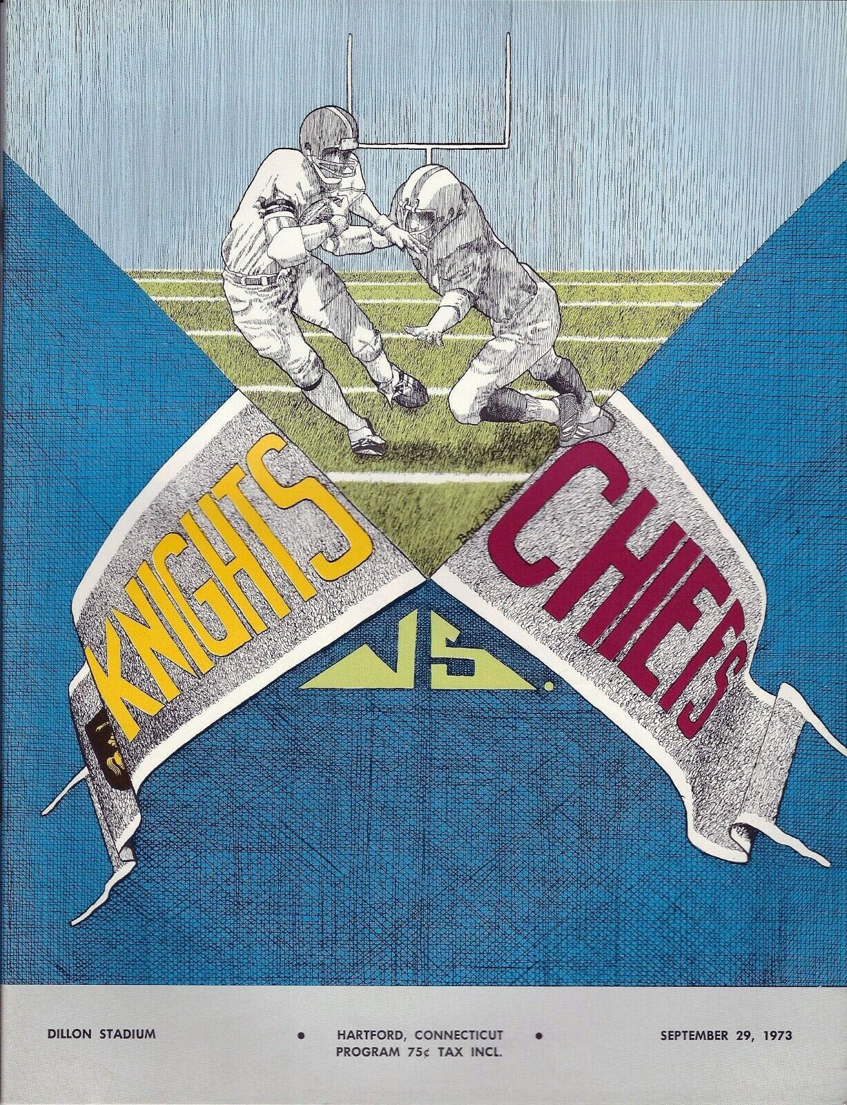 Hartford Knights vs. Long Island Chiefs (September 29, 1973)