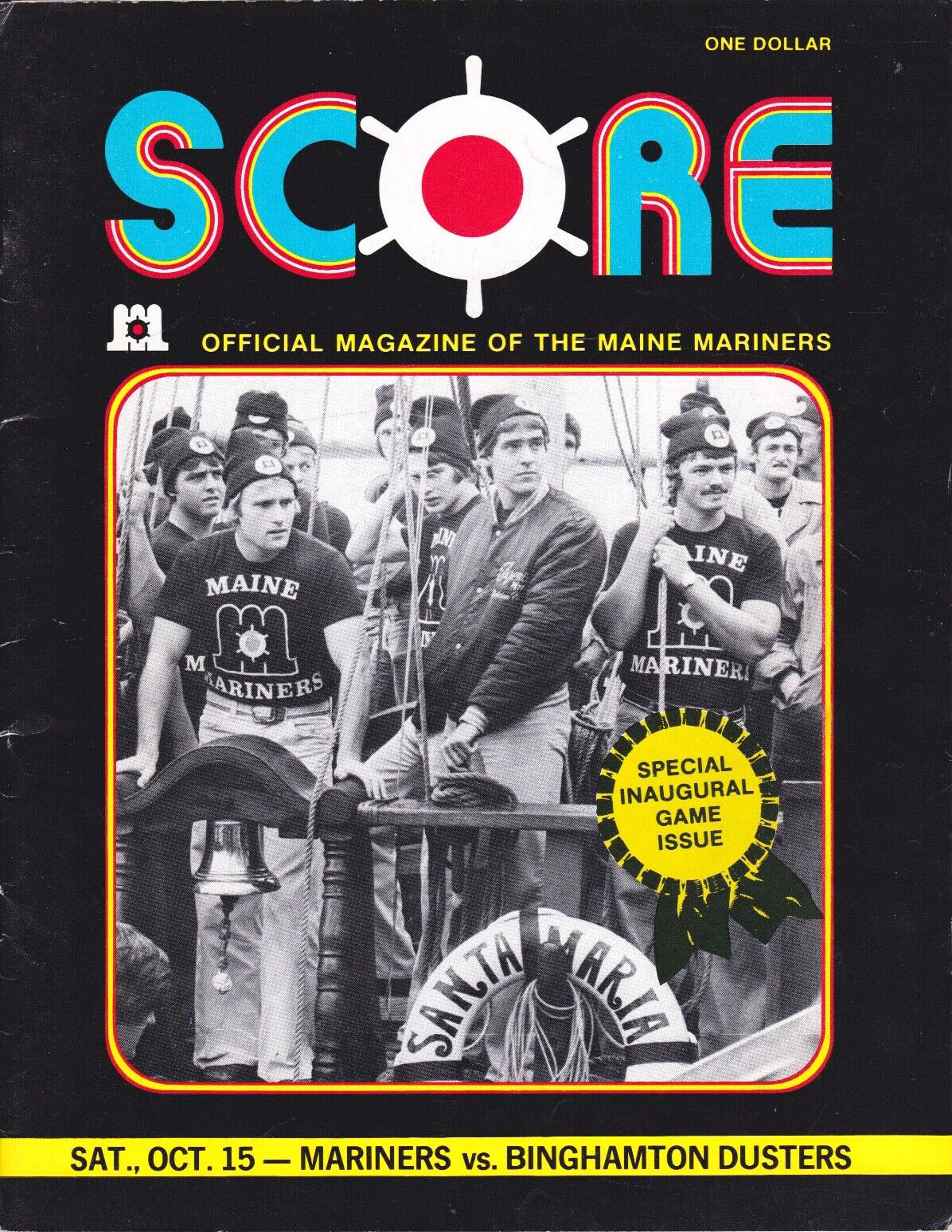 1977-78 Maine Mariners program