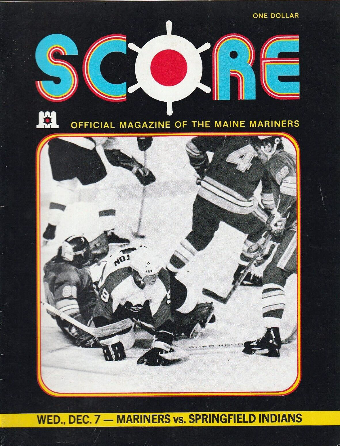 1977-78 Maine Mariners program