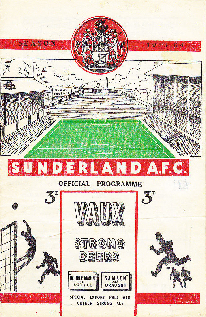 1953-54 Sunderland program