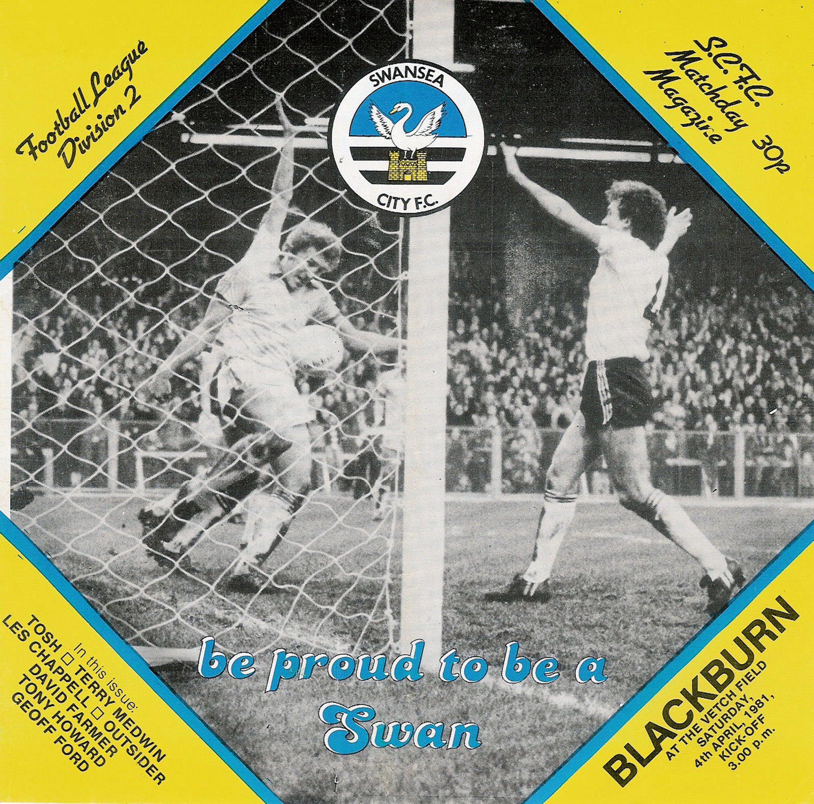 Swansea City vs. Blackburn Rovers (April 4, 1981)