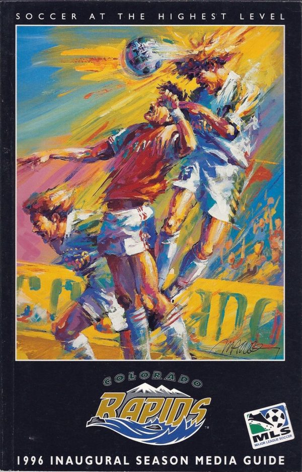 1996 Colorado Rapids media guide