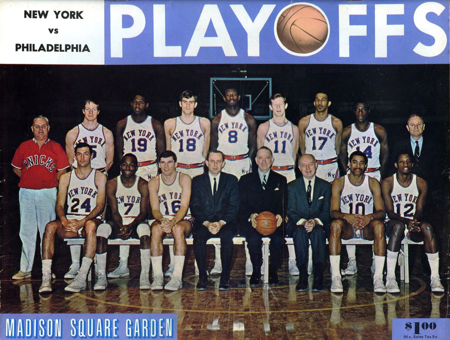 1967-68 New York Knicks playoff program