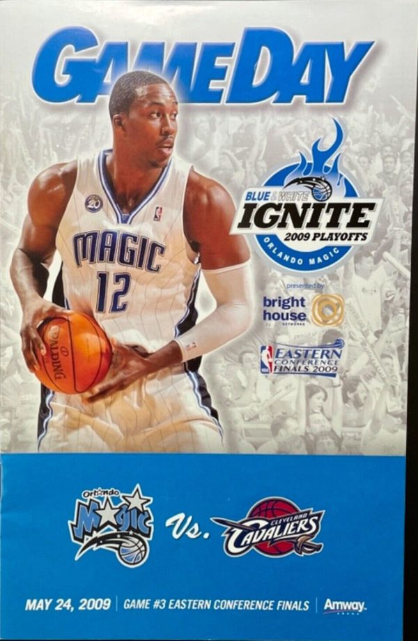 2008-09 Orland Magic playoff program